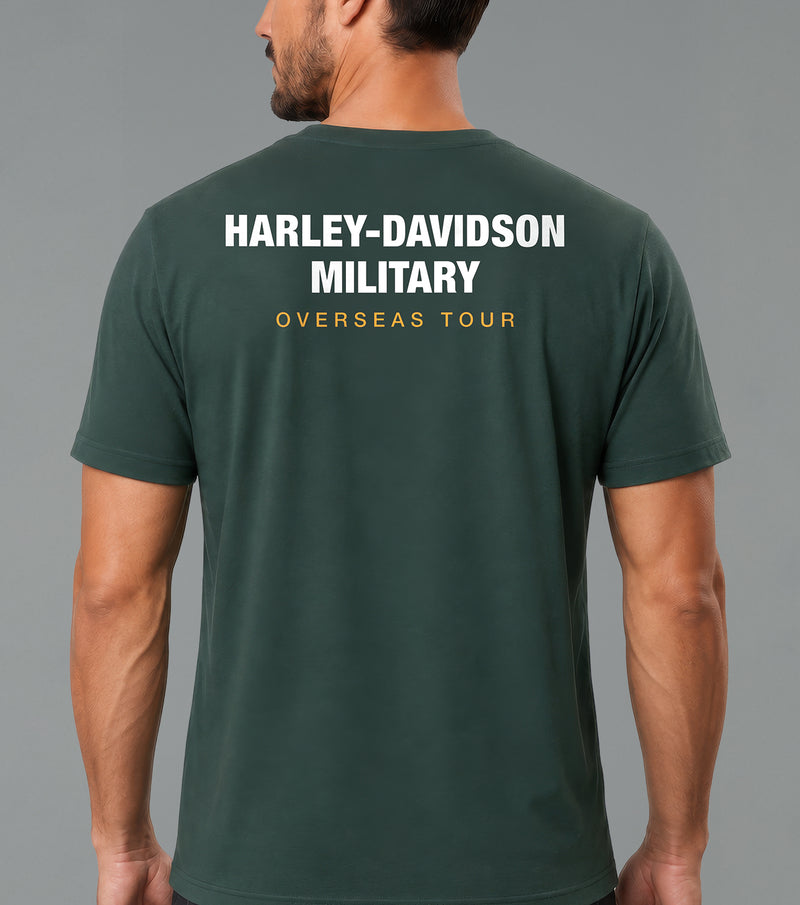 Load image into Gallery viewer, The Legend Rolls On, Overseas Military Tour T-Shirt
