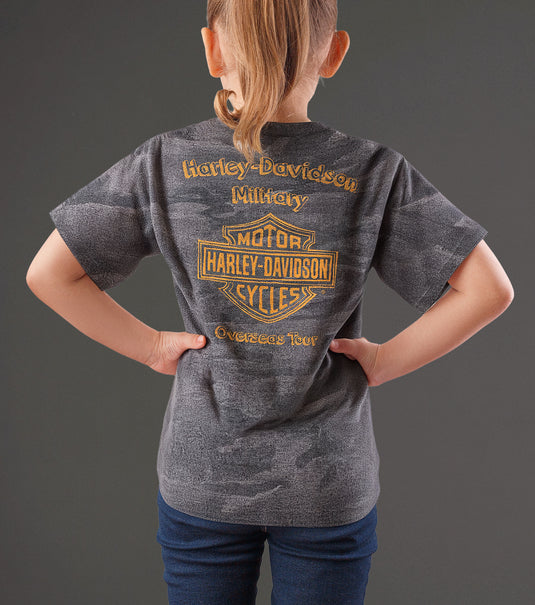 Camo H-D Military Kid's Shirt