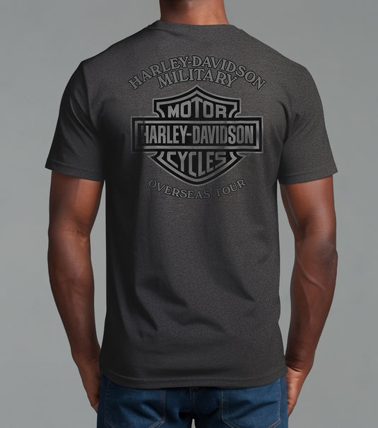 Veteran’s Support Harley-Davidson Grey T-Shirt Men's
