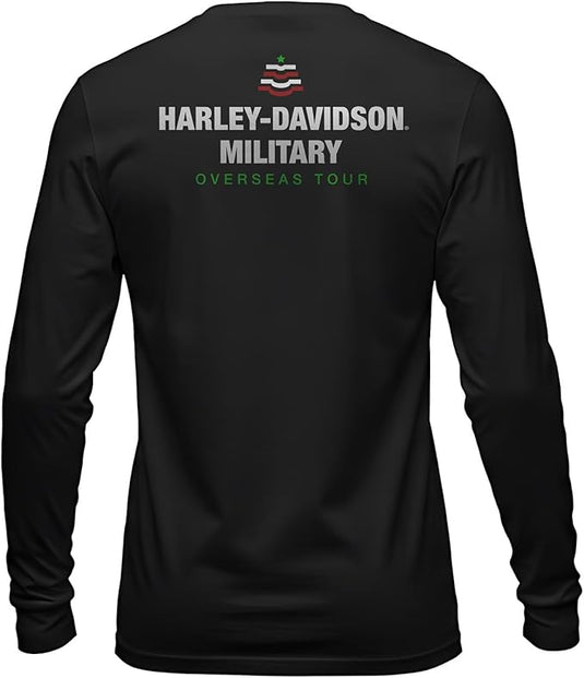 Custom Harley Christmas Lights Long Sleeve T-Shirt