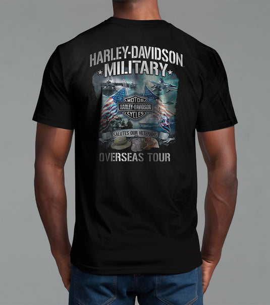 H-D Military Veterans Overseas Tour Tee