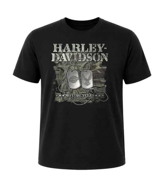 Overseas Military Tour Dog Tags Men’s T-Shirt