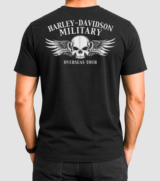 Overseas Military Tour Dog Tags Men’s T-Shirt