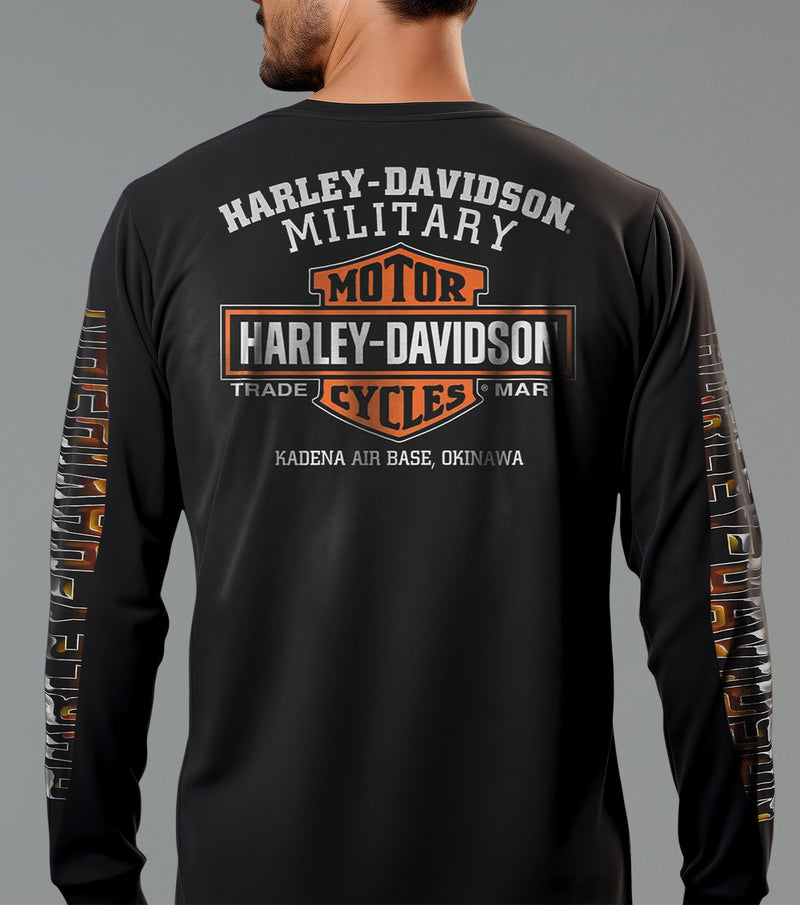 Load image into Gallery viewer, H-D Military - Kadena Air Base Long Sleeve Tee
