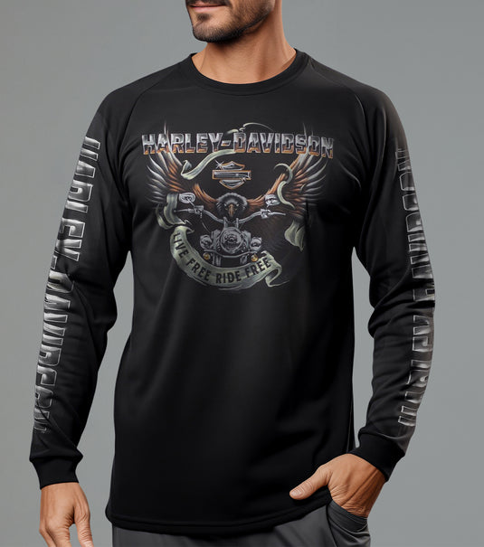 H-D Military - Kadena Air Base Long Sleeve Tshirt