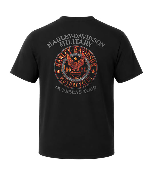 Overseas Military Tour War Bike Men’s T-Shirt