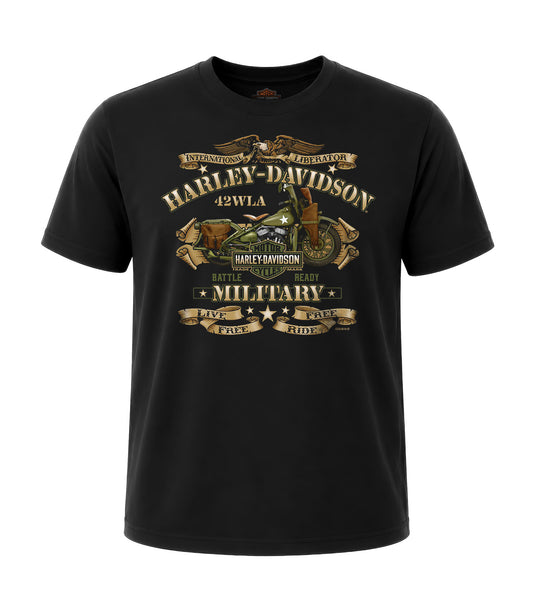 Overseas Military Tour War Bike Men’s T-Shirt