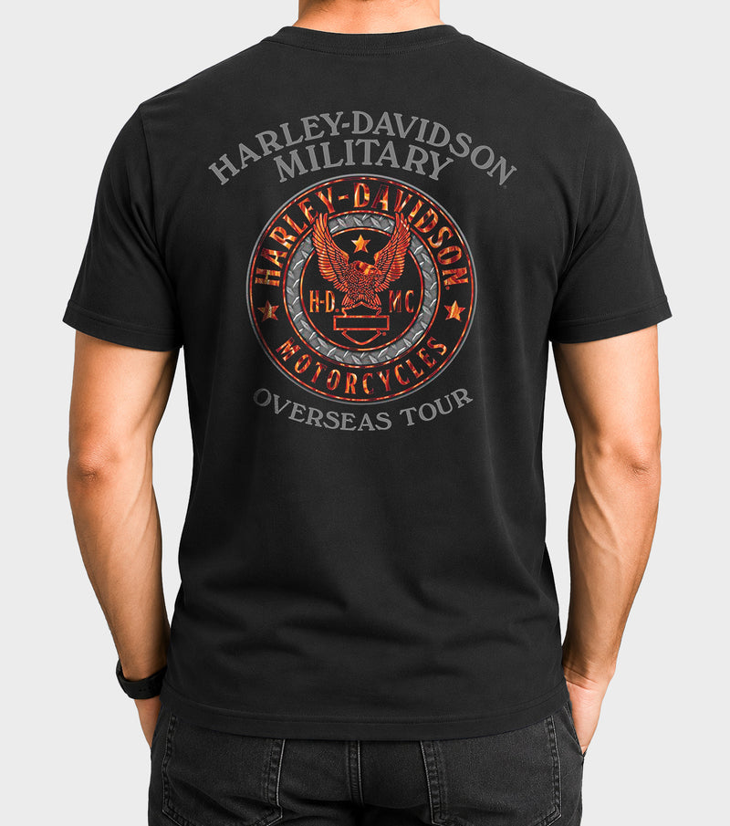 Load image into Gallery viewer, Overseas Military Tour War Bike Men’s T-Shirt
