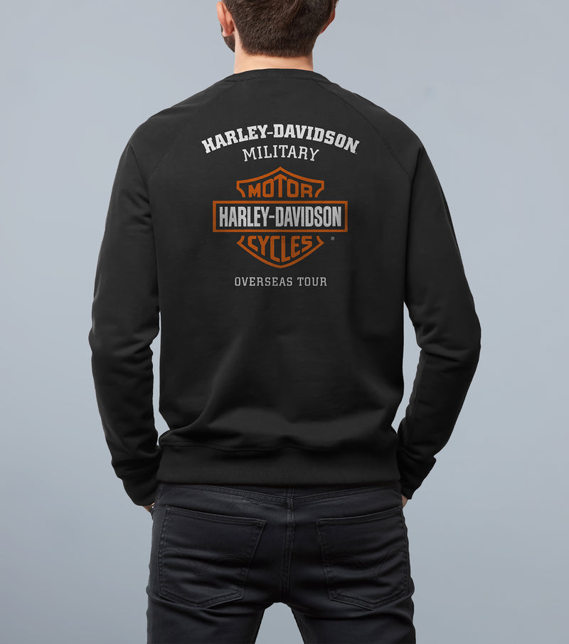Load image into Gallery viewer, Exclusive Military Overseas Tour, Bar &amp; Shield Pullover Sweatshirt
