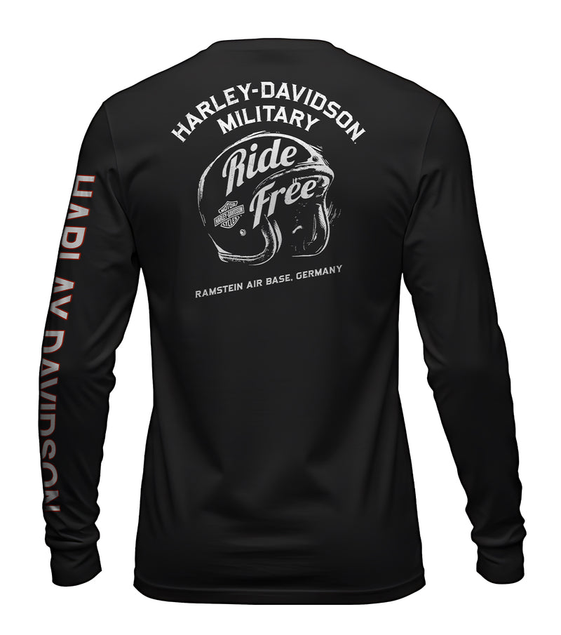 Load image into Gallery viewer, Harley-Davidson Military Ramstein Air Base, Germany Long Sleeve Tshirt
