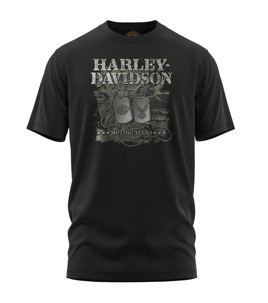 Harley-Davidson Military Dog Tags Tee