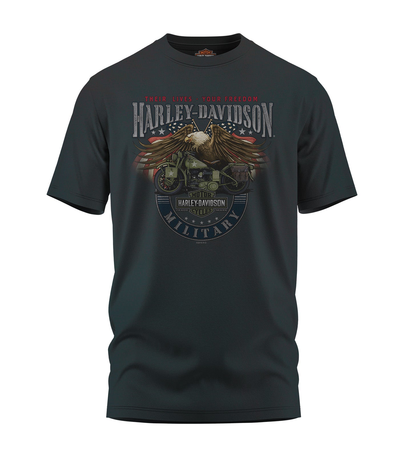 Eagle Badge Overseas Military Tour Men's T-Shirt – H-D Military