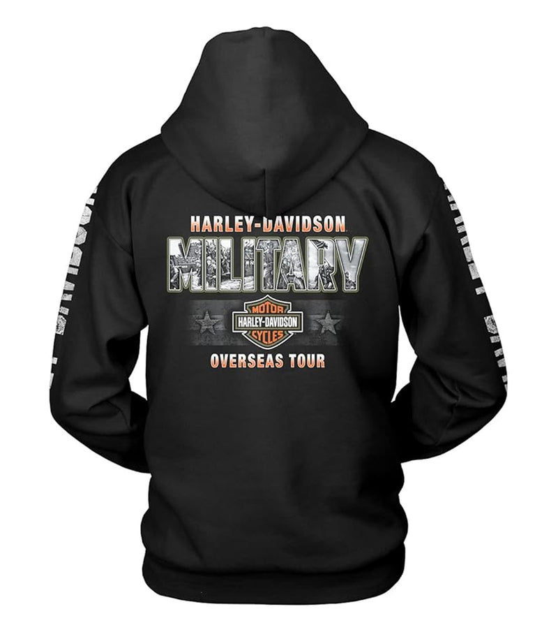 Load image into Gallery viewer, Harley-Davidson Military Overseas Tour Hoodie
