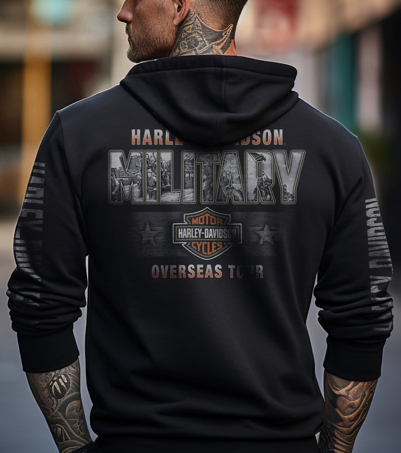 Load image into Gallery viewer, Harley-Davidson Military Overseas Hoodie
