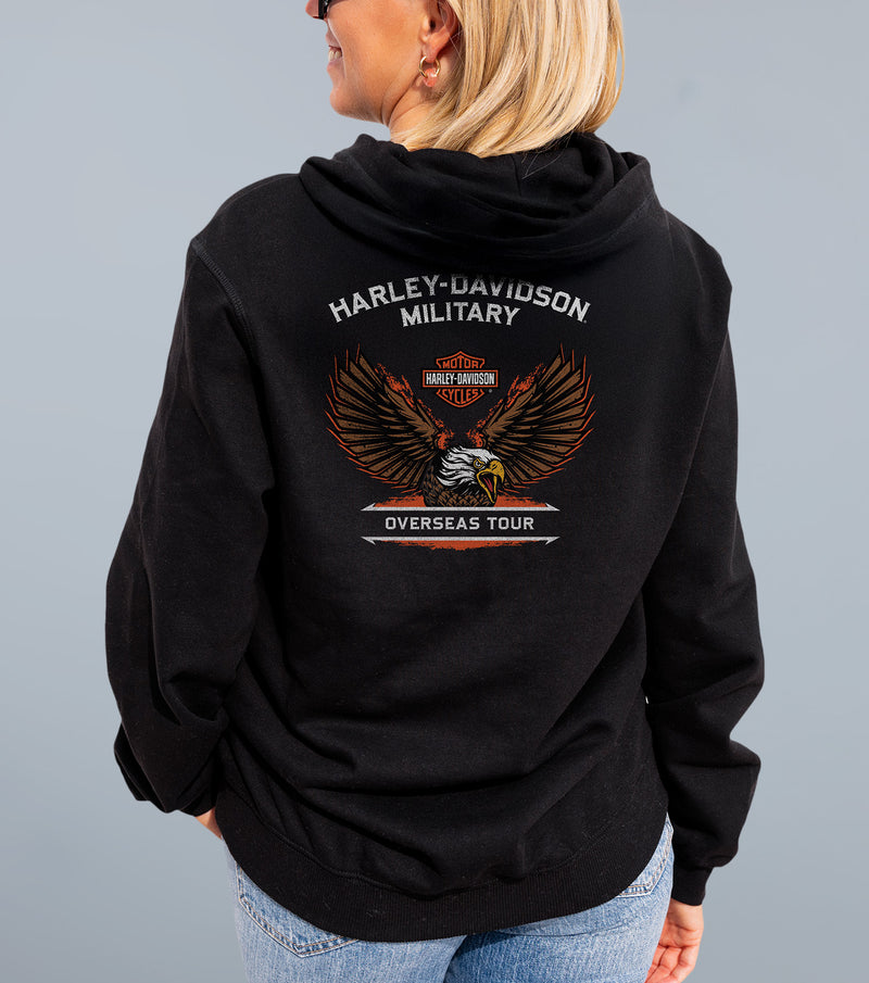 Load image into Gallery viewer, Harley-Davidson Military Ladies Overseas Tour Hoodie
