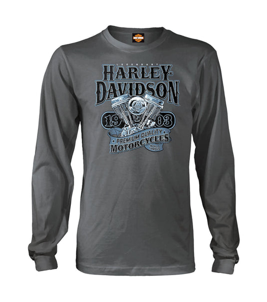 H-D Military V-Twin Long Sleeve Tee