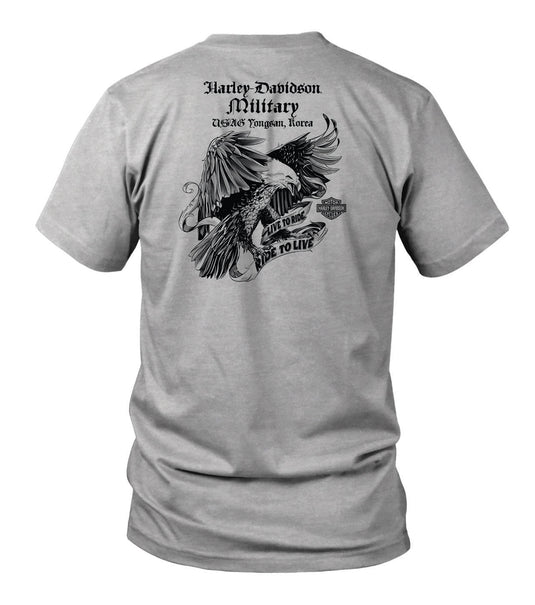 Yongsan Korea Harley-Davidson Military Tee