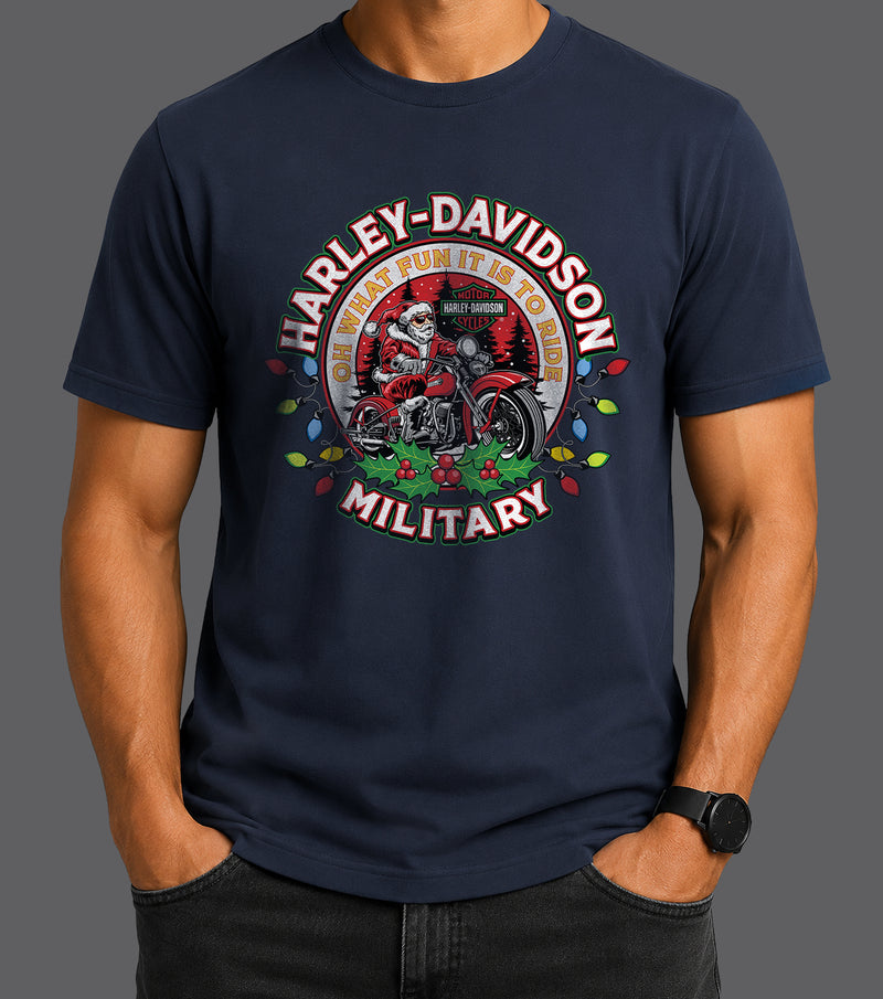 Load image into Gallery viewer, Custom Santa Ride T-Shirt, Overseas Tour
