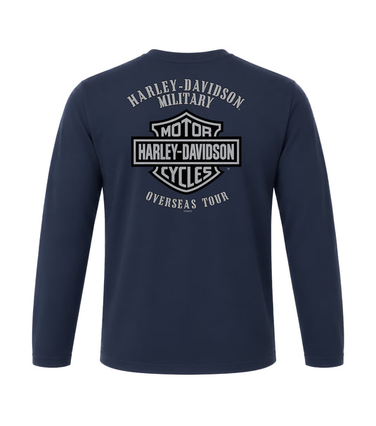Veteran’s Support Harley-Davidson Navy Long Sleeve T-Shirt