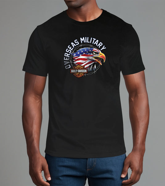 Vivid American Eagle Overseas Military Tour Men’s T-Shirt