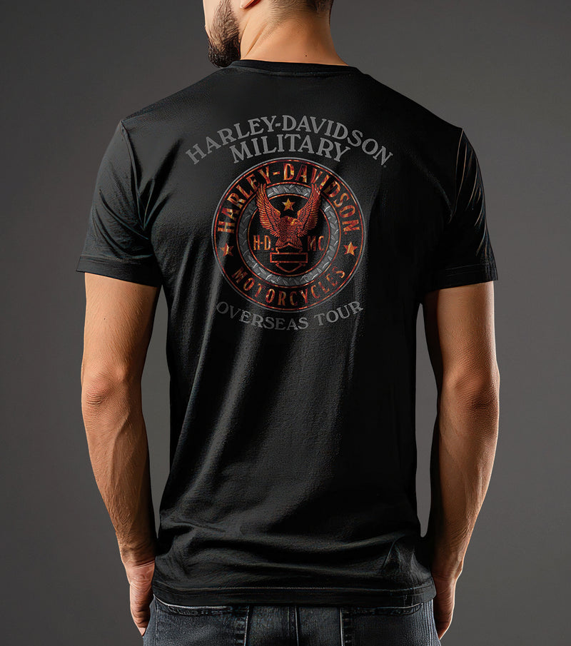 Load image into Gallery viewer, Harley-Davidson Military Overseas Tour Motorcycle Tee

