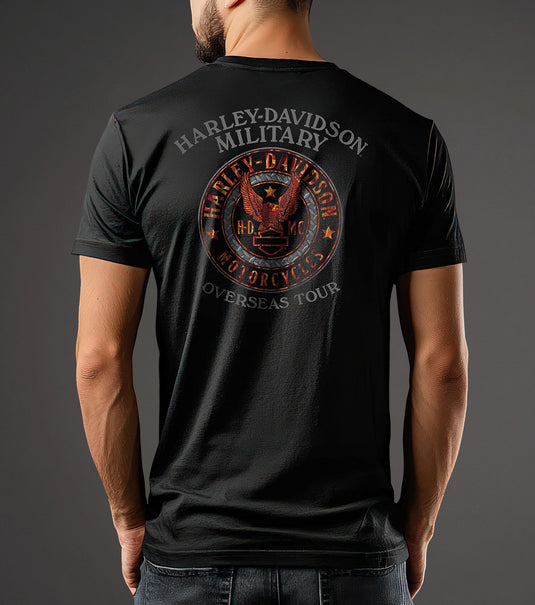 Harley-Davidson Military Overseas Tour Motorcycle Tee