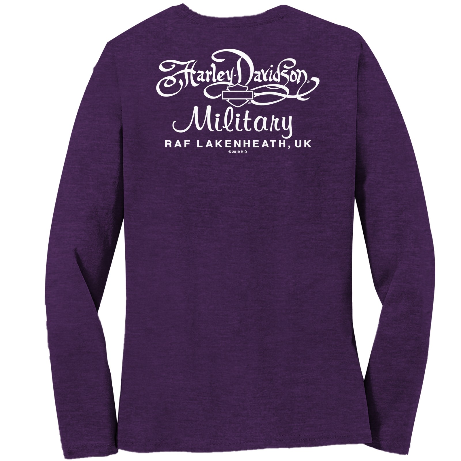 Harley Davidson Women S Long Sleeve Thermal Shirt Raf Lakenheath Flurry