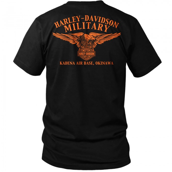 本命ギフト Harley-Davidson Base Air Kadena - T-Shirt Graphic Men's トップス