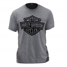 Harley-Davidson Men's Bar & Shield 3D Pocket Tee Shirt, Tannin - XL